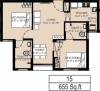 Arun Sanjani (2BHK+2T (655 sq ft) 655 sq ft)