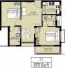 Arun Sanjani (2BHK+2T (675 sq ft) 675 sq ft)