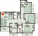 Kohinoor Royal Residency Park (3BHK+3T (1,546 sq ft) 1546 sq ft) Kohinoor Royal Residency Park (3BHK+3T (1,546 sq ft) 1546 sq ft)