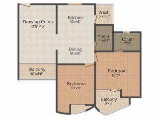 Himalaya Elanza (2BHK+2T (1,542 sq ft) 1542 sq ft) Himalaya Elanza (2BHK+2T (1,542 sq ft) 1542 sq ft)