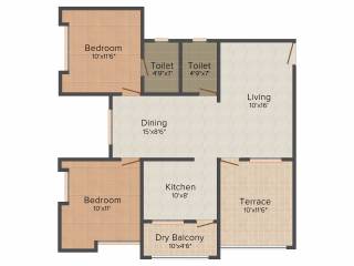 Aryavart Dream Homes (2BHK+2T (1,132 sq ft) 1132 sq ft)