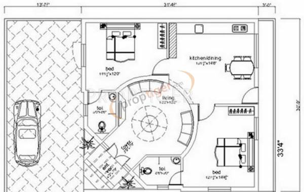 KVK Mahapallipuram (2BHK+2T (1,080 sq ft) 1080 sq ft)