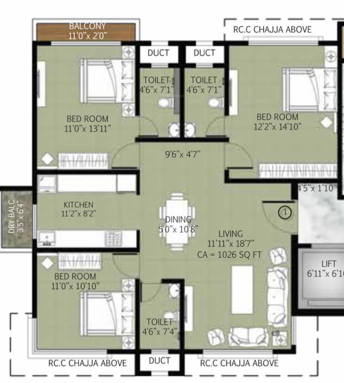  sahyadri Floor Plan Floor Plan