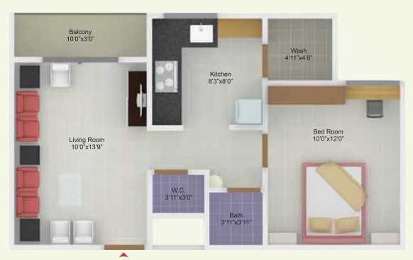  township-sector-4-part-b Floor Plan Floor Plan