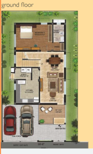  arum-lily-villa Floor Plan Ground Floor Plan
