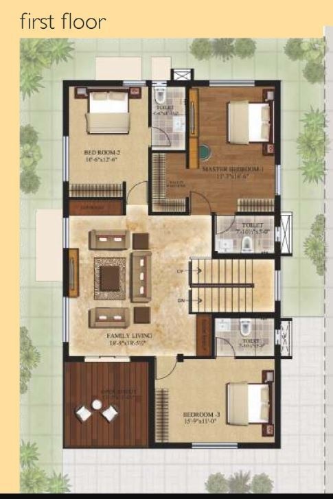  arum lily villa Floor Plan First Floor Plan