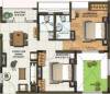 Malles Altius (2BHK+2T (1,001 sq ft) 1001 sq ft)