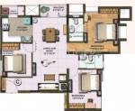 Malles Altius (3BHK+3T (1,155 sq ft) 1155 sq ft)