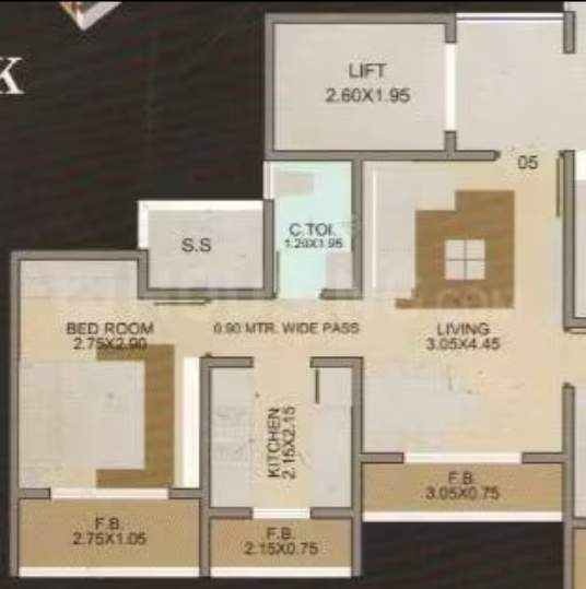  legacy c and f wing phase i upto 10th floor Floor Plan Floor Plan