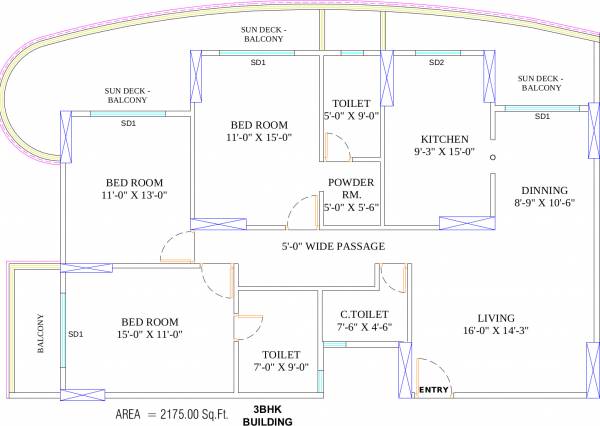 Arihant Ayati (3BHK+4T (2,175 sq ft) 2175 sq ft) Arihant Ayati (3BHK+4T (2,175 sq ft) 2175 sq ft)