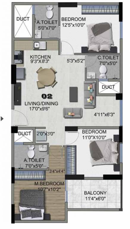 columns Floor Plan Floor Plan