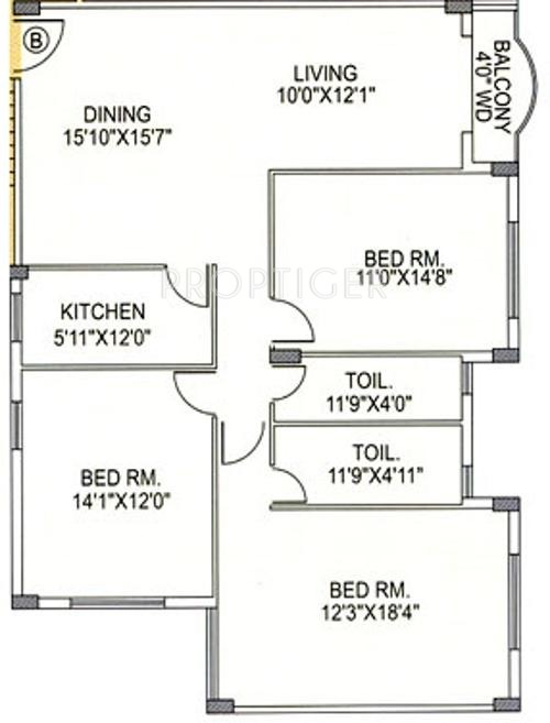 Aster Greens (3BHK+2T (1,672 sq ft) 1672 sq ft) Aster Greens (3BHK+2T (1,672 sq ft) 1672 sq ft)