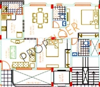 VRR VRR Elegance Floor Plan (2BHK+2T)