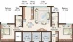 Sheth Beau Monde (2BHK+2T (928 sq ft) 928 sq ft)