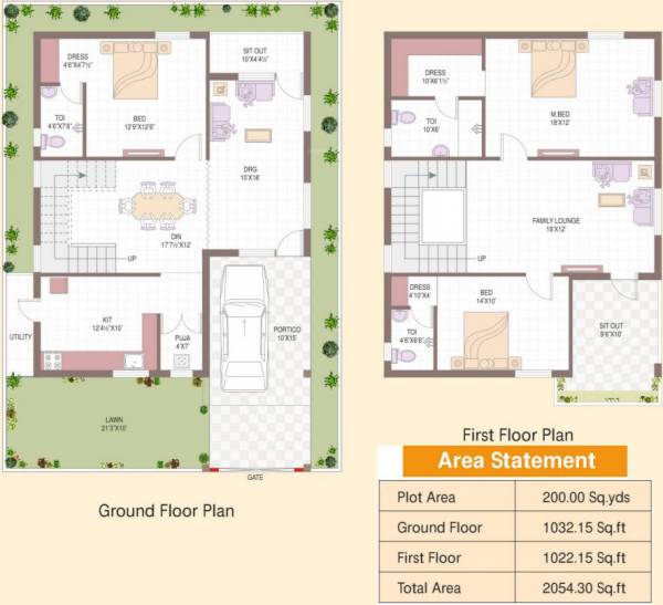 Avani Serene Hills County (3BHK+3T (2,054.30 sq ft) + Pooja Room 2054.3 sq ft)