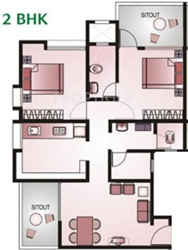 DSK Sundarban (2BHK+2T (980 sq ft) 980 sq ft) DSK Sundarban (2BHK+2T (980 sq ft) 980 sq ft)