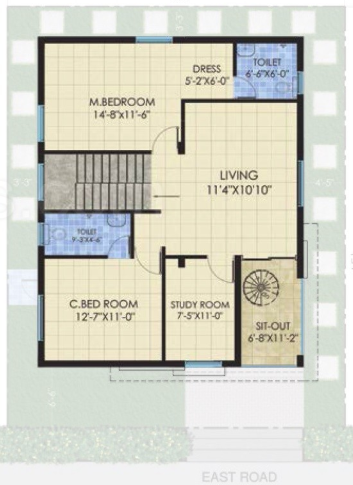  pranav-leaf Floor Plan First Floor Plan