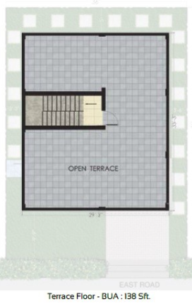 Terrace Floor Plan pranav leaf Floor Plan Terrace Floor Plan