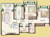 Regency Group Regency Gardens Floor Plan (2BHK+2T)