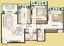 Floor Plan (2BHK+2T) Regency Group Regency Gardens Floor Plan (2BHK+2T)