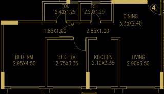 Platinum Life (2BHK+2T (665 sq ft) 665 sq ft)