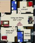 Sivarams Indus (2BHK+2T (952 sq ft) 952 sq ft) Sivarams Indus (2BHK+2T (952 sq ft) 952 sq ft)