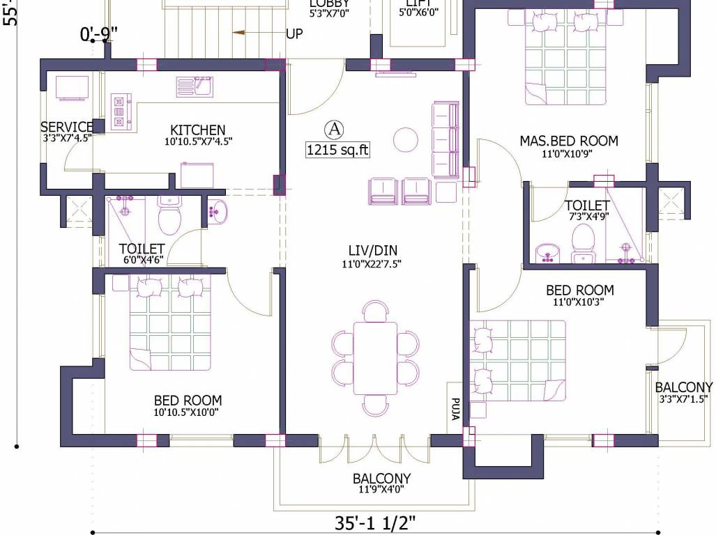 Firm Venkaas (3BHK+2T (1,215 sq ft) 1215 sq ft) Firm Venkaas (3BHK+2T (1,215 sq ft) 1215 sq ft)