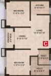 Martin Impala (2BHK+2T (1,005 sq ft) 1005 sq ft)