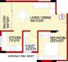 Aashish Green (1BHK+1T (558 sq ft) 558 sq ft)