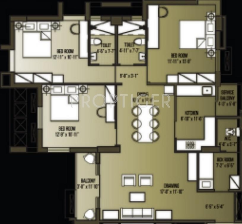 Belani Moore Heights (3BHK+3T (1,564 sq ft) 1564 sq ft) Belani Moore Heights (3BHK+3T (1,564 sq ft) 1564 sq ft)