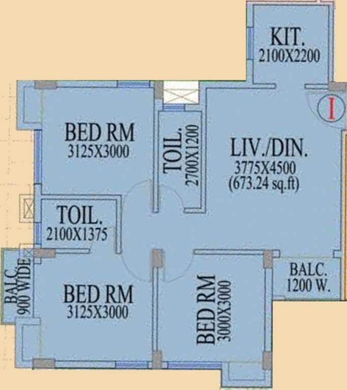 Riya Manbhari Greens Phase II (3BHK+3T (1,045 sq ft) 1045 sq ft) Riya Manbhari Greens Phase II (3BHK+3T (1,045 sq ft) 1045 sq ft)