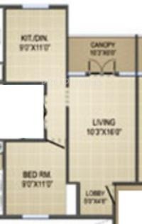 Jay Sankul (1BHK+1T (700 sq ft) 700 sq ft)