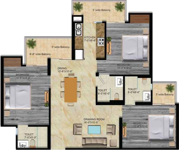 T and T T Homes (3BHK+3T (883.50 sq ft) 883.5 sq ft) T and T T Homes (3BHK+3T (883.50 sq ft) 883.5 sq ft)