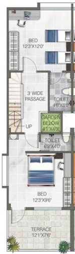 Jay Vijay Villa (3BHK+3T (1,750 sq ft) + Study Room 1750 sq ft)