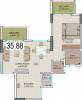 Rahul Eastview II (1BHK+1T (386.21 sq ft) 386.21 sq ft)
