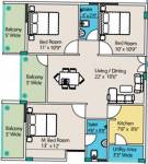 Sri Tirumala Tranquil Residency (3BHK+2T (1,310 sq ft) 1310 sq ft)