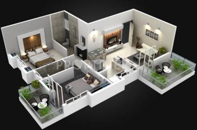 Supertech Defence Colony (2BHK+2T (940 sq ft) 940 sq ft)