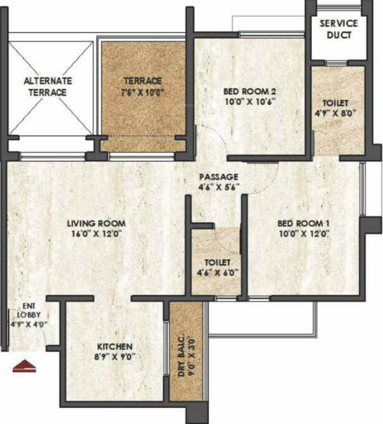  melange residences phase iii Floor Plan Floor Plan