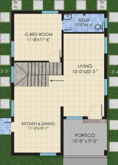  pranav leaf Floor Plan Ground Floor Plan