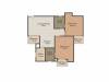Paramount Floraville (2BHK+2T (870 sq ft) 870 sq ft)