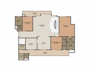 ABW La Lagune (1BHK+2T (878 sq ft) 5850 sq ft)
