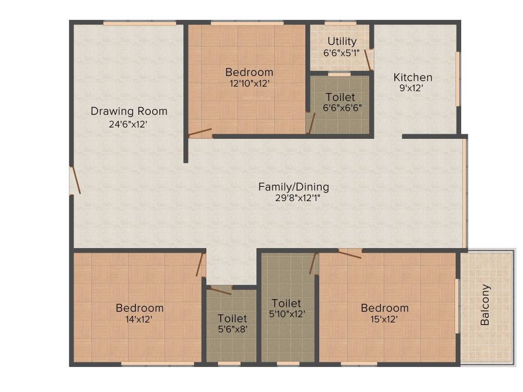 Krishna Krishe Valley (3BHK+3T (2475 sq ft) 2475 sq ft)