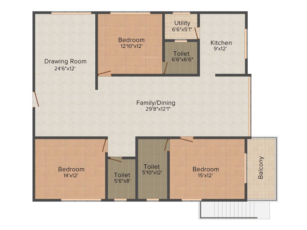 Krishna Krishe Valley (3BHK+3T (4152 sq ft) 4152 sq ft)