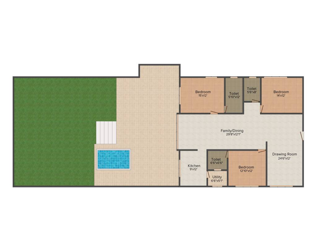 Krishna Krishe Valley (3BHK+3T (4464 sq ft) 4464 sq ft)