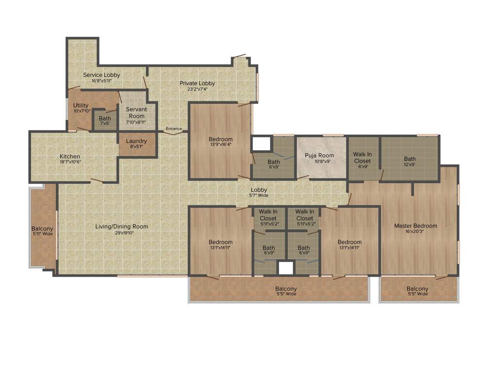 Pioneer Araya (4BHK+4T (4613 sq ft) 4613 sq ft)