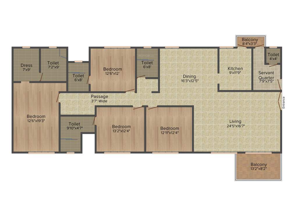 Ideal Ideal Exotica (4BHK+4T (3250 sq ft) 3250 sq ft)