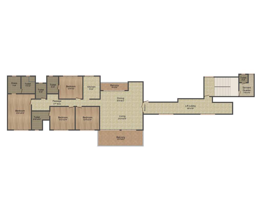 Ideal Ideal Exotica (4BHK+4T (3350 sq ft) 3350 sq ft)