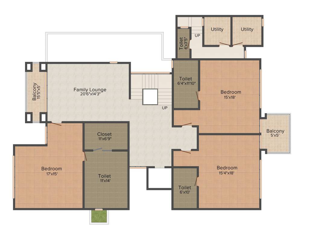  visionnaire homes villas Floor Plan First Floor Plan