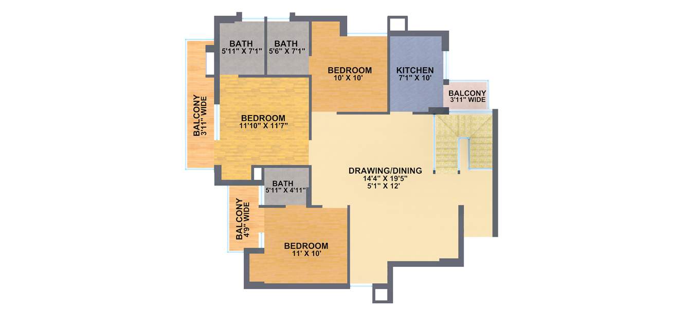 Cosmic The Urban Young (6BHK+7T (3275 sq ft) 3275 sq ft)