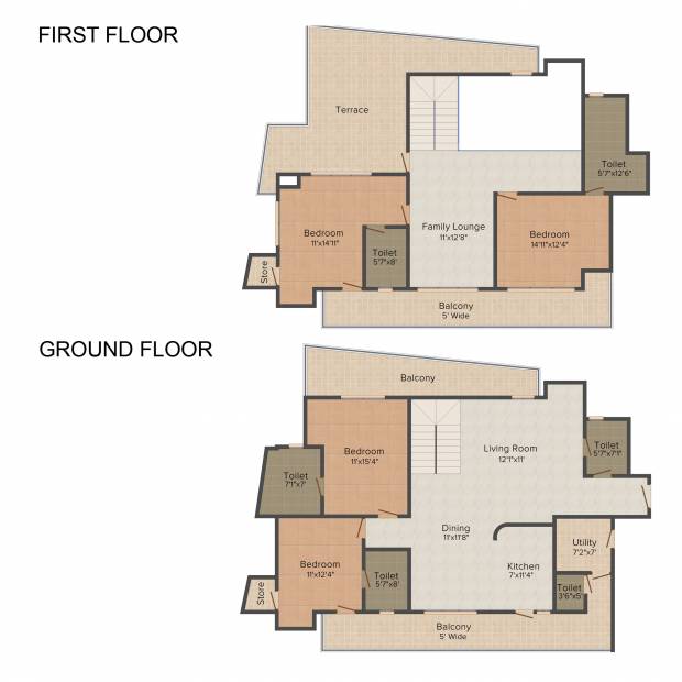 Le Solitairian Solitairian City (4BHK+6T (3530 sq ft) 3530 sq ft)